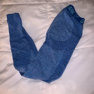 blue gym shark leggings